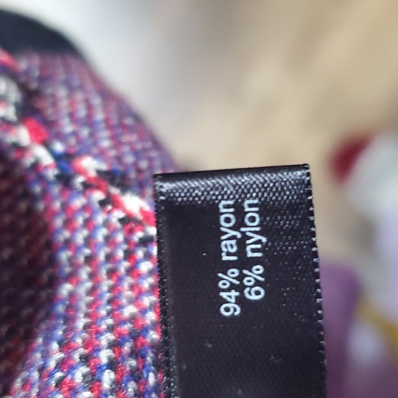 The limited nwt knit multicolored long sleeve geometric pattern dress - Picture 7 of 7